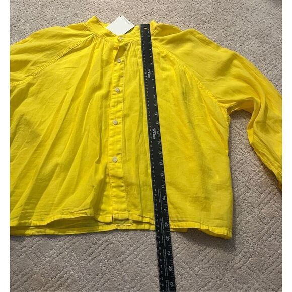 NWT MOTHER THE SUNBURST BLOUSE - Picture 3 of 9